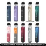 VAPORESSO XROS PRO VAPE KIT 30W BATTERY 1200mAh