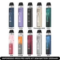 VAPORESSO XROS PRO VAPE KIT 30W BATTERY 1200mAh
