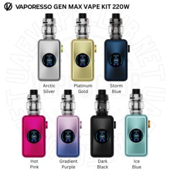 VAPORESSO GEN MAX MOD,VAPORESSO iTank T,GTi 0.2Ω Mesh Coil,GTi 0.4Ω Mesh Coil,Extra Glass Tube 2 O-Ring,TYPE-C Cable Vaporesso Gen Max Device Review Buy Best Online Vape Shop In Dubai Aevapeclub.net