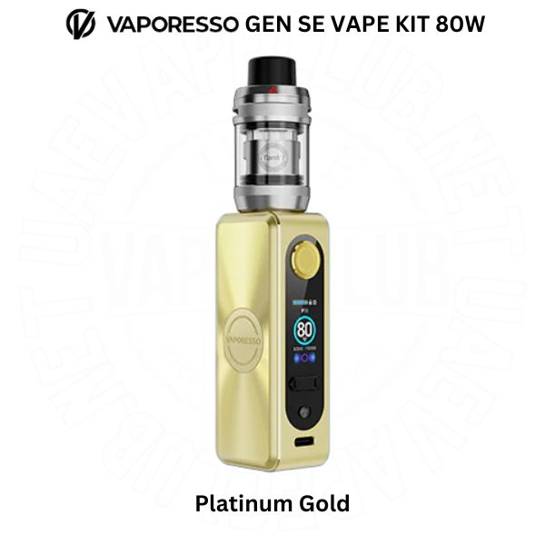 Vaporesso Gen SE Kit 80W Platinum Gold Vape In Dubai Online Shop