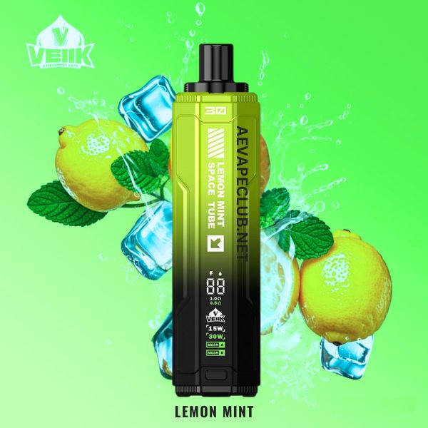 Vellk Space Tube Flavors 20000Puffs lemon Mint