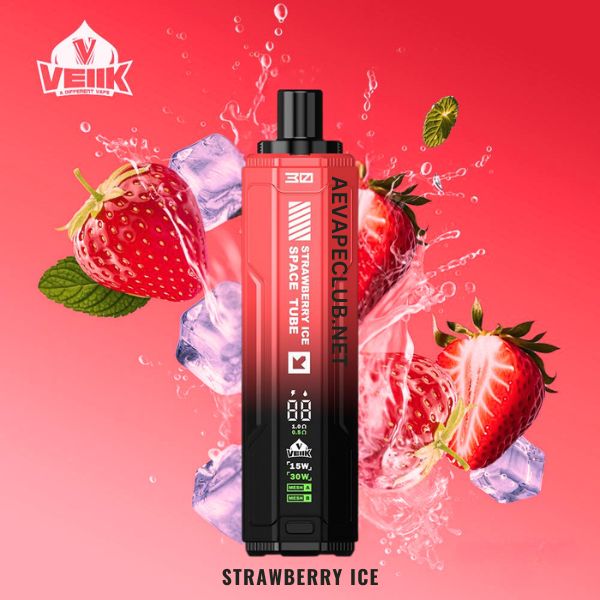 Vellk Space Tube Flavors 20000Puffs Strawberry Ice
