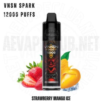 Vnsn Spark 12000 Puffs Disposable Strawberry Mango Ice