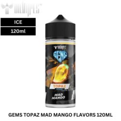 Buy Gems Topaz Mad Mango flavours Dr Vapes With Ice 120Ml All Dubai Flavors Best In Dubai Online Vape Shop Aevapeclub.net
