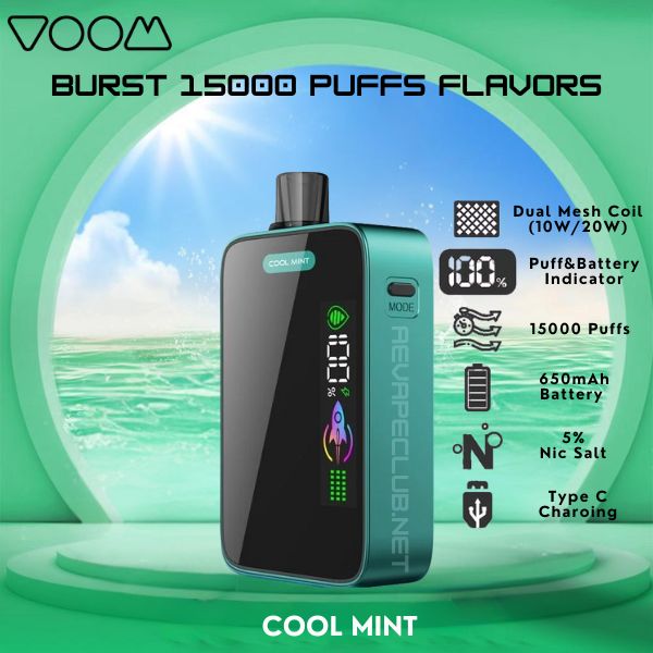 Voom Burst 15000 Puffs Flavors