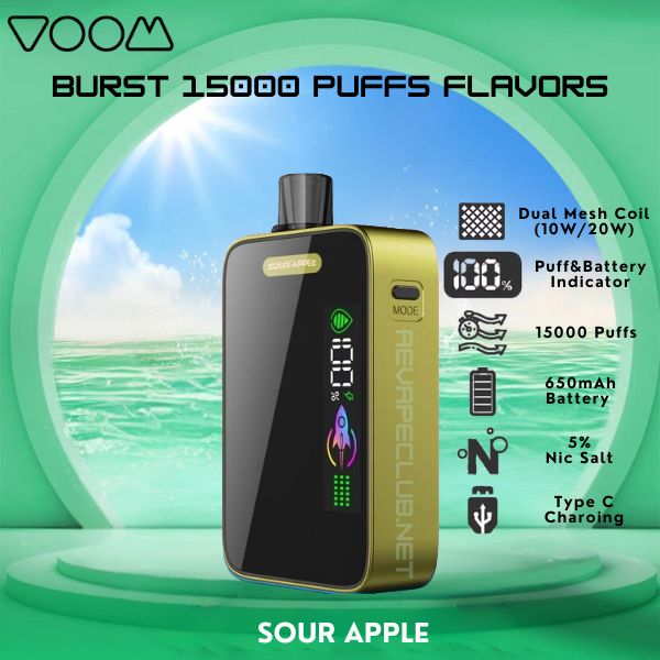 Voom Burst 15000 Puffs Flavors