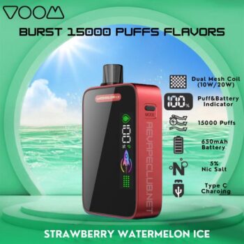 Buy Voom Burst 15000 Puffs Flavors Best Disposable Vape Now Online Shop In Dubai Aevapeclub.net
