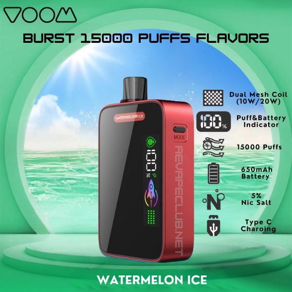 Voom Burst 15000 Puffs Flavors