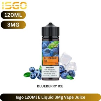 Isgo 120Ml E Liquid 3Mg Vape Juice Blueberry Ice