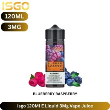 Isgo 120Ml E Liquid 3Mg Vape Juice Blueberry Raspberry