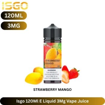 Isgo 120Ml E Liquid 3Mg Vape Juice Strawberry Mango