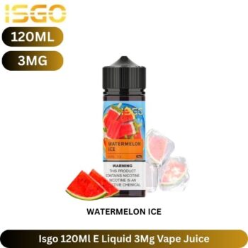 Isgo 120Ml E Liquid 3Mg Vape Juice Watermelon Ice