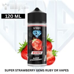 Super Strawberry Gems Ruby Dr Vapes With Ice 120Ml E-Liquid Best Flavors In Dubai Online Vape Shop Aevapeclub.net
