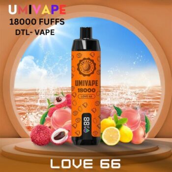 Umivape U Bar 18000 Puffs Love 66 Best Disposable Vape