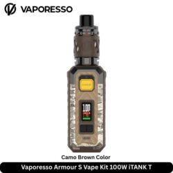 Vaporesso Armour S Vape Kit 100W iTANK T Camo Brown