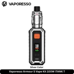 Vaporesso Armour S Vape Kit 100W iTANK T Silver