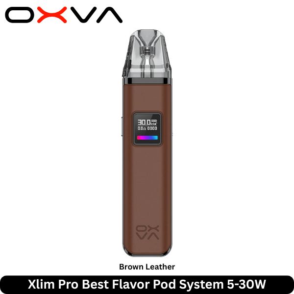 Xlim Pro Best Flavor Pod System Brown Leather