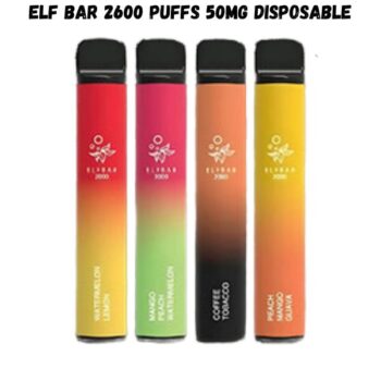 Best Price Elf Bar 2600 Puffs 50Mg Disposable in Dubai