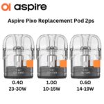 Aspire Pixo Replacement Pod 2Ps Buy Best Mtl Pods Kits.jpg