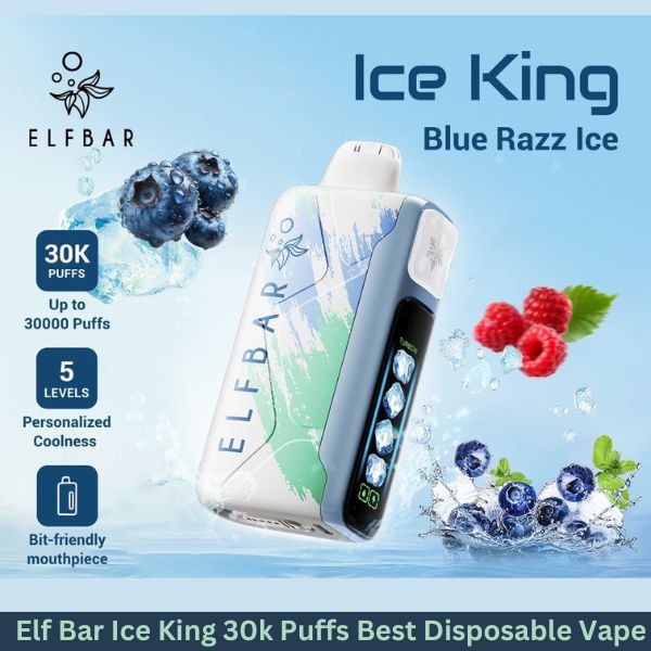 ICE KING BLUE RAZZ ICE