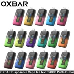 OXBAR Disposable Vape Ice Nic 35000 Puffs Best In Dubai