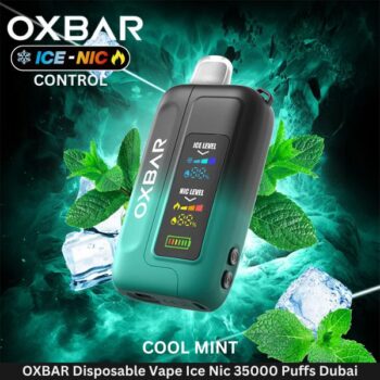 OXBAR Disposable Vape Ice Nic 35000 Puffs Cool Mint Best In Dubai