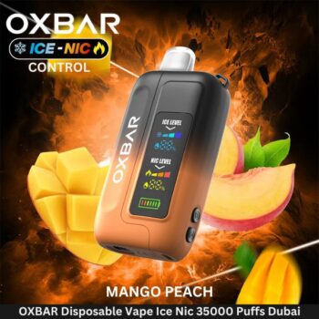 OXBAR Disposable Vape Ice Nic 35000 Puffs Mango Peach Best In Dubai