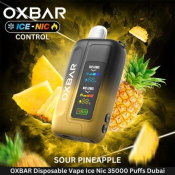 OXBAR Disposable Vape Ice Nic 35000 Puffs Sour Pineapple Best In Dubai