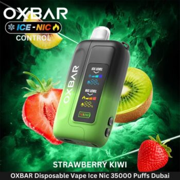 OXBAR Disposable Vape Ice Nic 35000 Puffs Strawberry Kiwi Best In Dubai