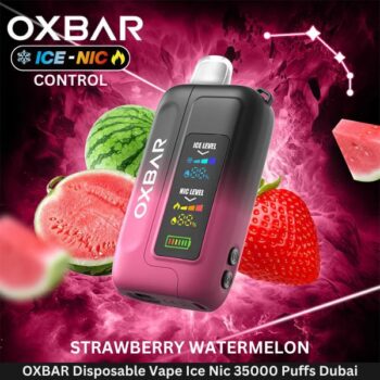 OXBAR Disposable Vape Ice Nic 35000 Puffs Strawberry Watermelon Best In Dubai