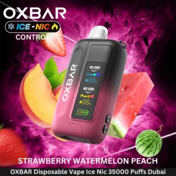 OXBAR Disposable Vape Ice Nic 35000 Puffs Strawberry Watermelon Peach Best In Dubai