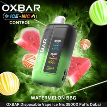 OXBAR Disposable Vape Ice Nic 35000 Puffs Watermelon BBG Best In Dubai