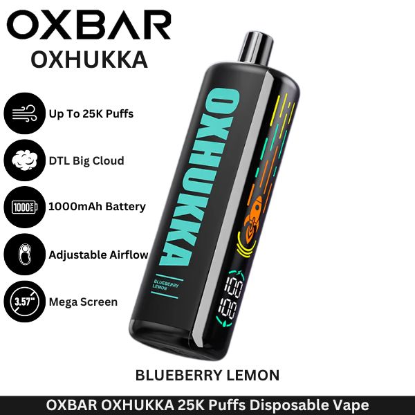 OXBAR OXHUKKA 25K Puffs Disposable Vape Blueberry Lemon