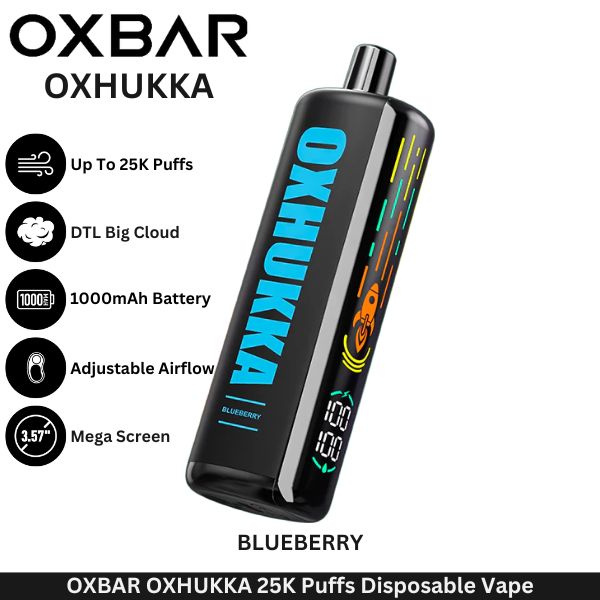 OXBAR OXHUKKA 25K Puffs Disposable Vape Blueberry