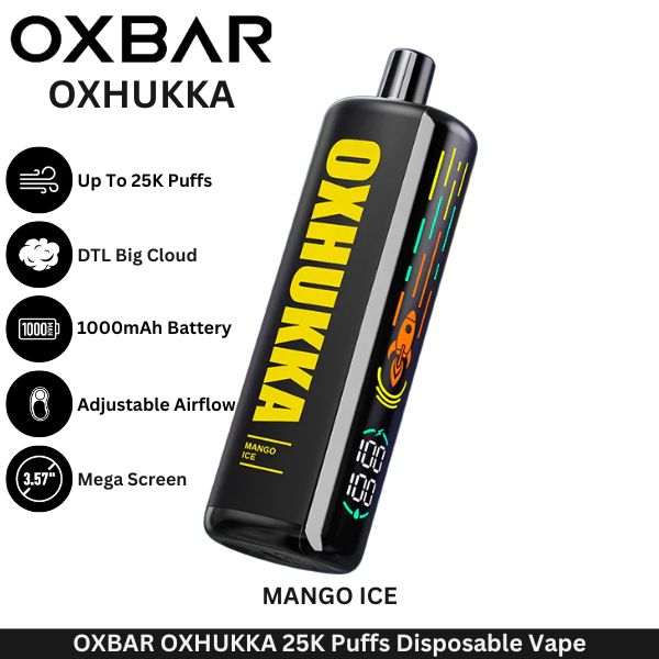 OXBAR OXHUKKA 25K Puffs Disposable Vape Mango Ice