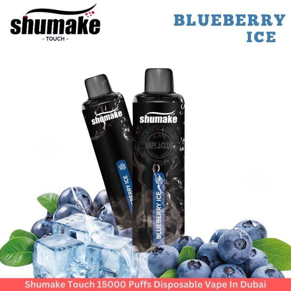Shumake Touch 15000 Puffs Disposable Vape Blueberry Ice In Dubai | Buy Best Online Vape Shop In Dubai Aevapeclub.net
