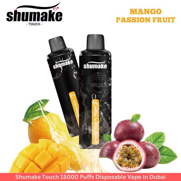 Shumake Touch 15000 Puffs Disposable Vape In Dubai | Mango Passion Fruit Disposable Vape In Dubai Online Shop Aevapeclub.net