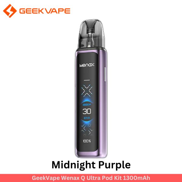 GeekVape Wenax Q Ultra Pod Kit 1300mAh Midnight Purple Buy Best Online Vape shop In Dubai Aevapeclub.net 