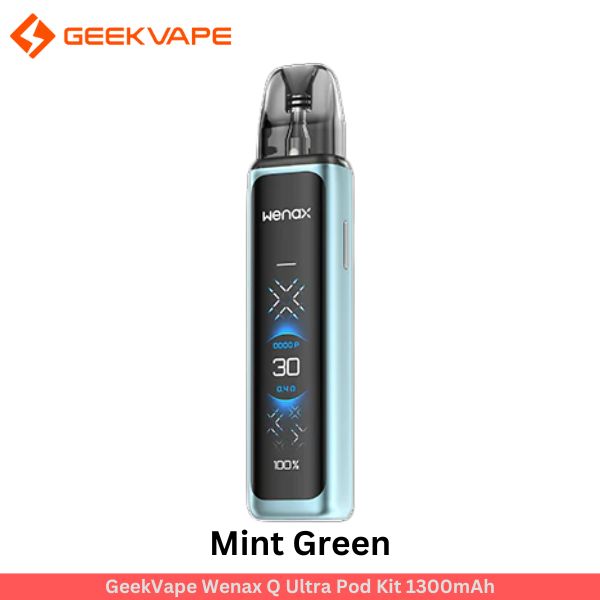 GeekVape Wenax Q Ultra Pod Kit 1300mAh Mint Green Buy Best Online Vape shop In Dubai Aevapeclub.net 