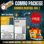 Juul 2 Summer Menthol 24 Pack + Get Juul 2 Device Free