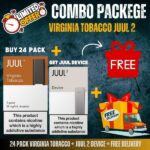 Juul 2 Virginia Tobacco 24 Pack + Get Free Juul 2 Device