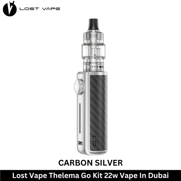 Lost Vape Thelema Go Kit 22w Vape Carbon Silver