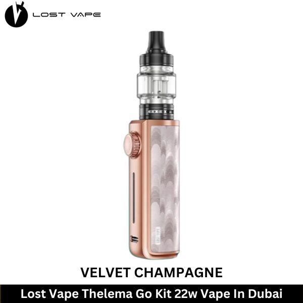 Lost Vape Thelema Go Kit 22w Vape Velvet Champagne 