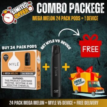 24 Pack Mega Melon + Myle v5 Device