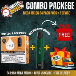 24 Pack Mega Melon + Myle v5 Device