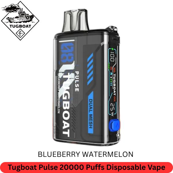 Tugboat Pulse Blueberry Watermelon 20000 Puffs Disposable Vape