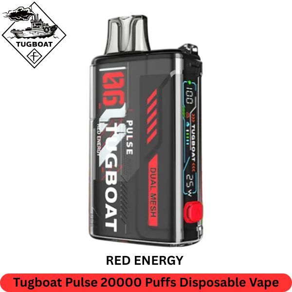 Tugboat Pulse Red Energy 20000 Puffs Disposable Vape