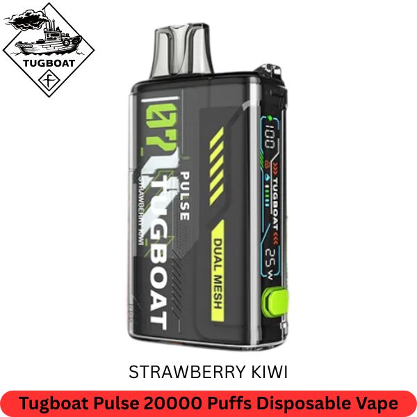 Tugboat Pulse Strawberry Kiwi 20000 Puffs Disposable Vape