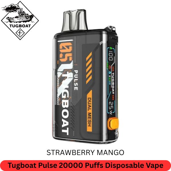 Tugboat Pulse Strawberry Mango 20000 Puffs Disposable Vape