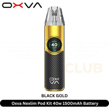 Oxva Nexlim Pod Kit 40w Black Gold Color